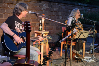 Die beiden "Park Song" Initiatoren Klaus Reiter (li.) und Fred Schütz